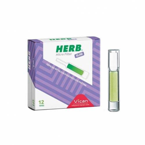 Vican Herb Micro Filter για slim τσιγάρο 12τμχ